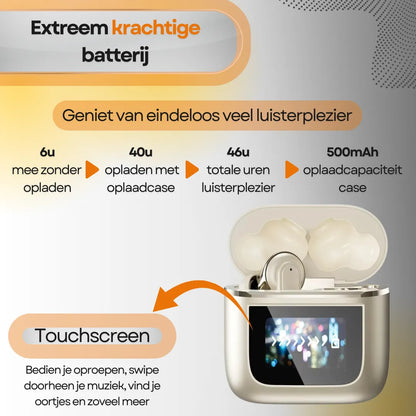 WERYOU TouchTone Draadloze oortjes met Touchscreen