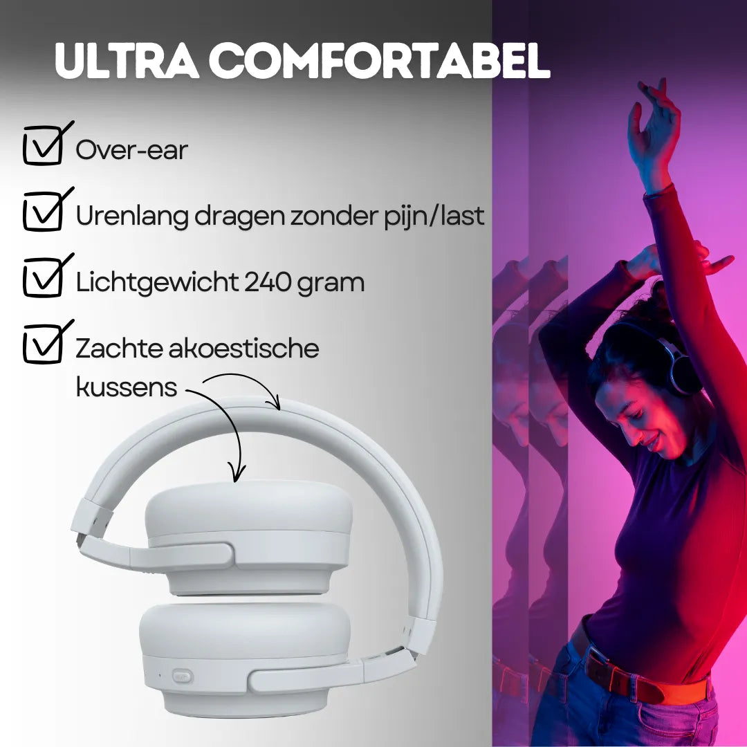 WERYOU® UltraTone Hybrid ANC Koptelefoon